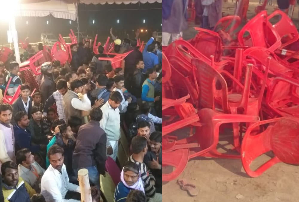 rampage in Barabanki festival, uttar pradesh, police Lathi charge