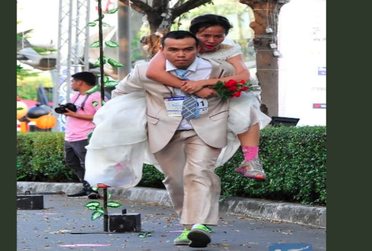Strange Running Of The Brides Funny Race Weird And Amazing Brides News