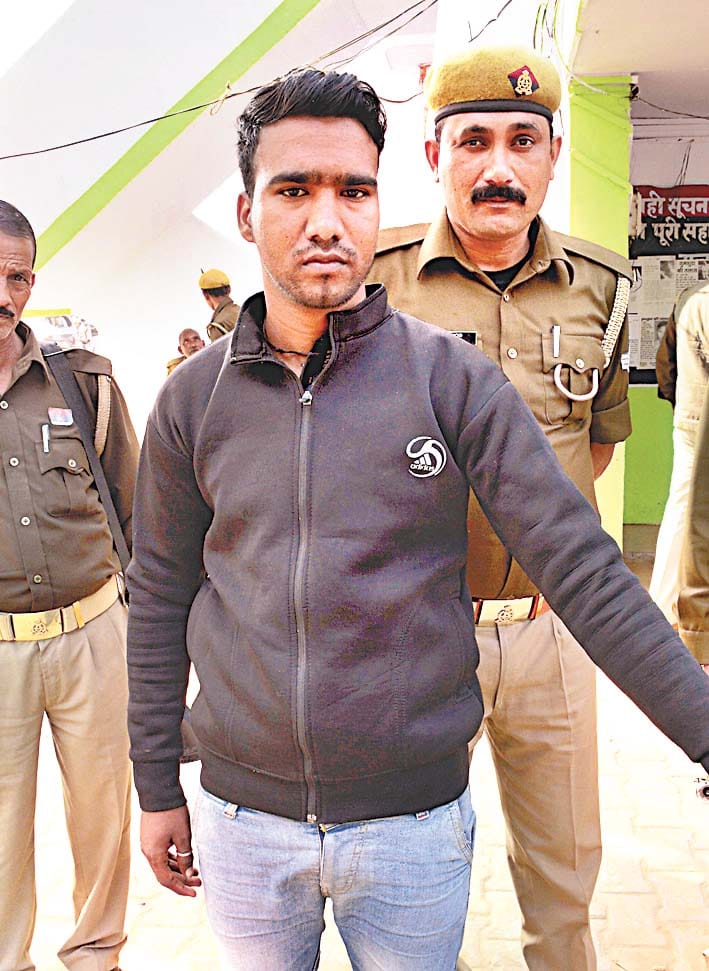 marriage in a temple and nikah, husband arrested.