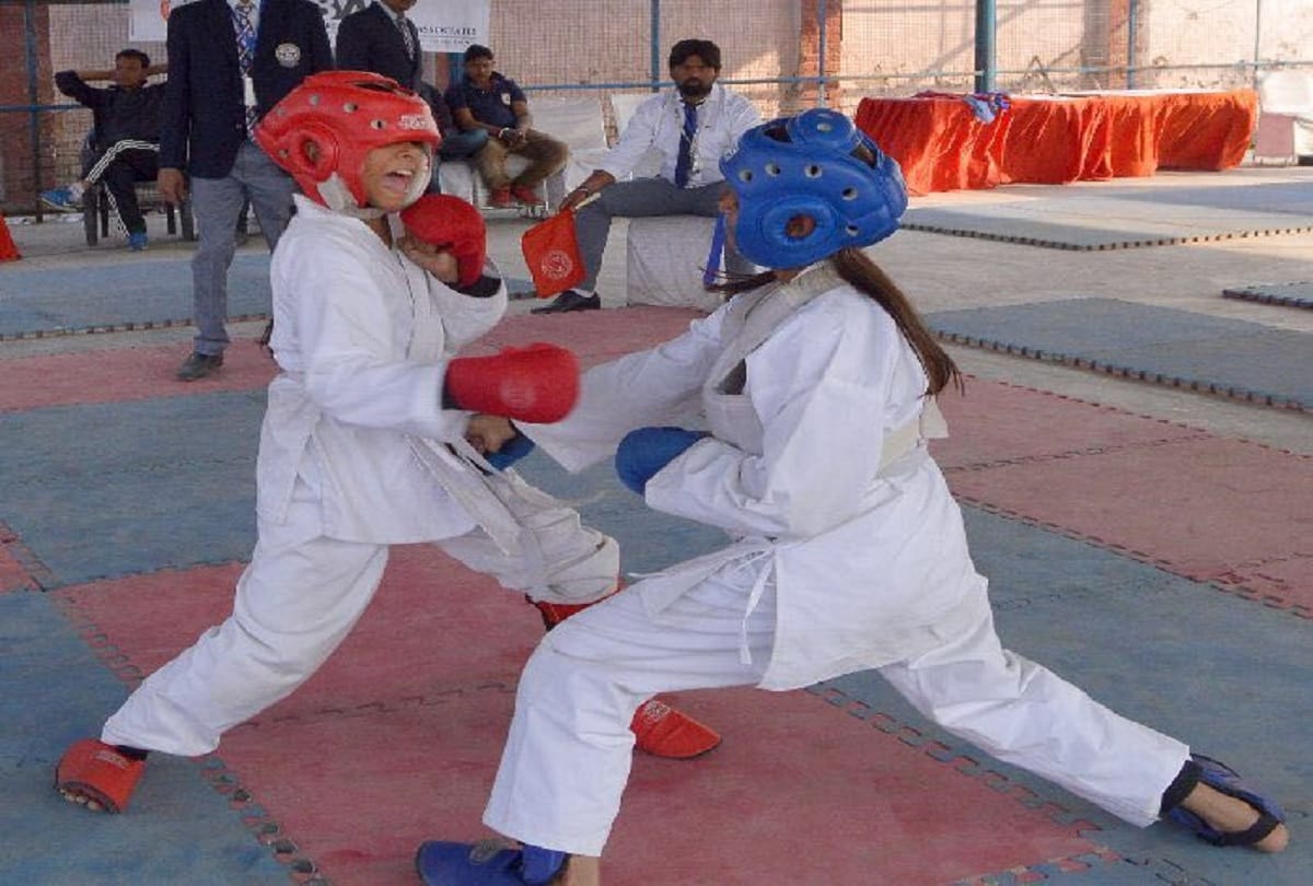 Gayatri Public School becomes champion in all competition In gymnastics