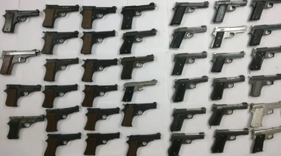 Meerut, Shahidullah of Munger has a large network in Western UP and pistol is being made