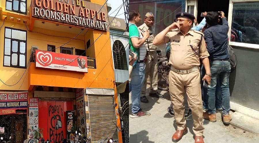 Meerut news, raid in hotel in utttar pradesh and arrested many accused