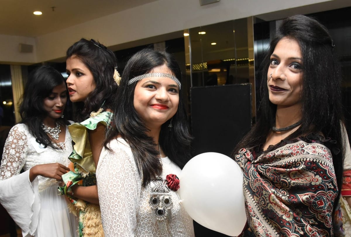 freshers party of asma hussain institute in lucknow