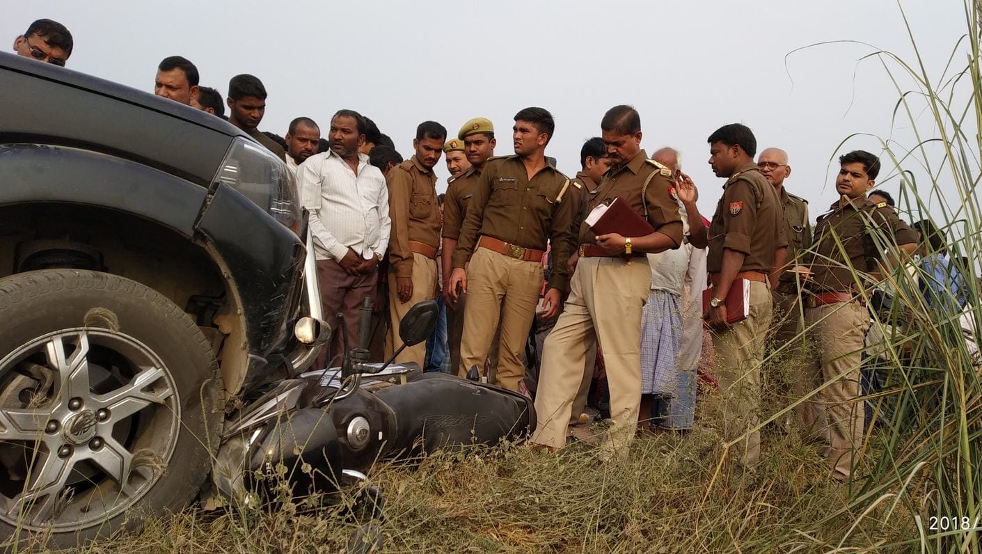 youth shot dead in ghazipur accused leave scarpio at spot