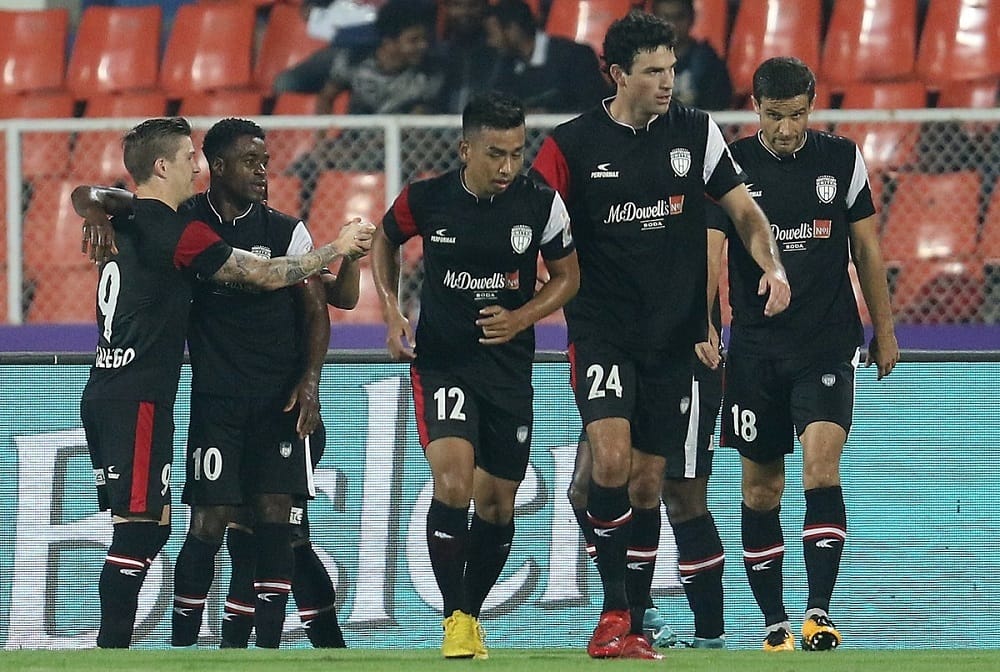 NorthEast United beat pune city by 2-0 in isl 2018