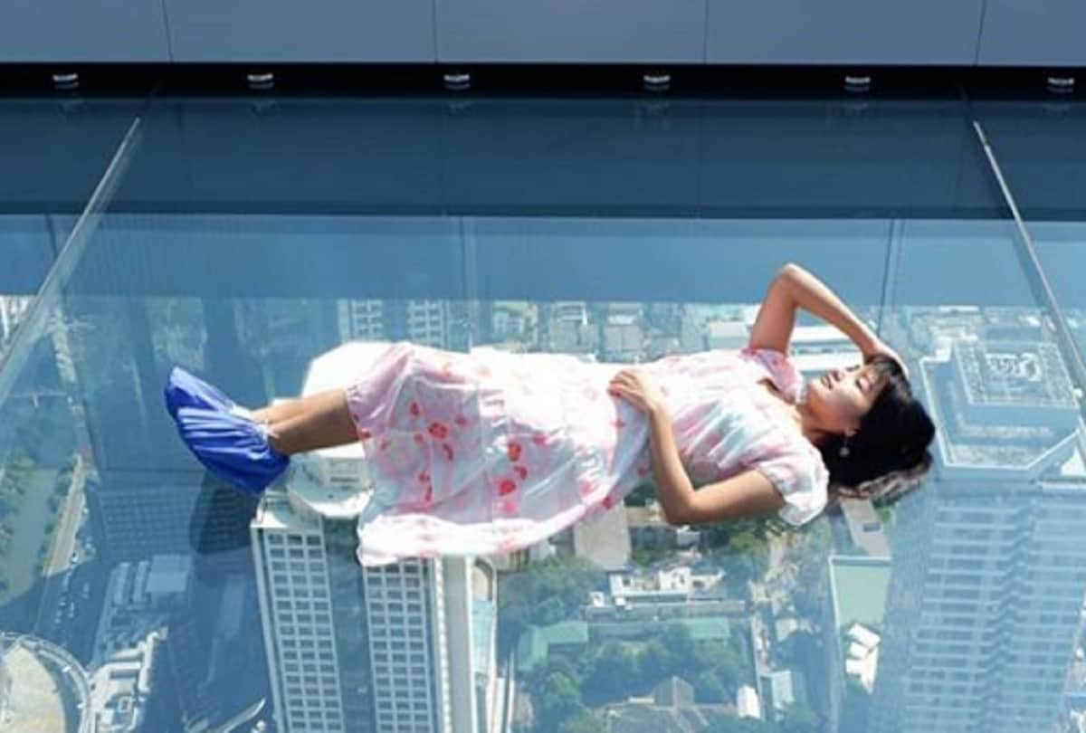 Strange Highest Glass Skywalk Weird Images Amazing King Power Mahanakhon Tower Bangkok