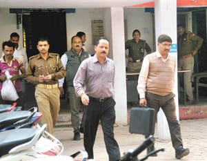 CBI raiding the way to shoot Inspector Anil