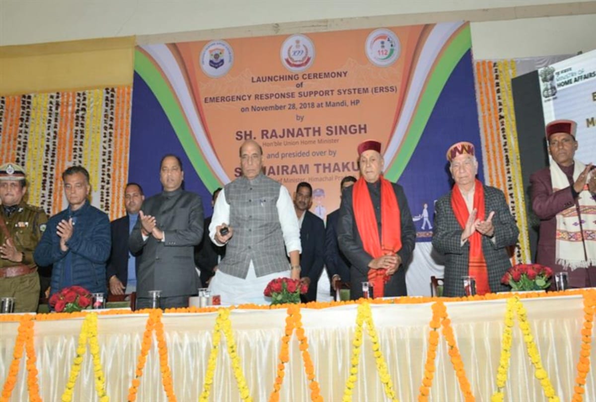 Himachal became the first state to implement Emergency Response and Support System (ERSS)