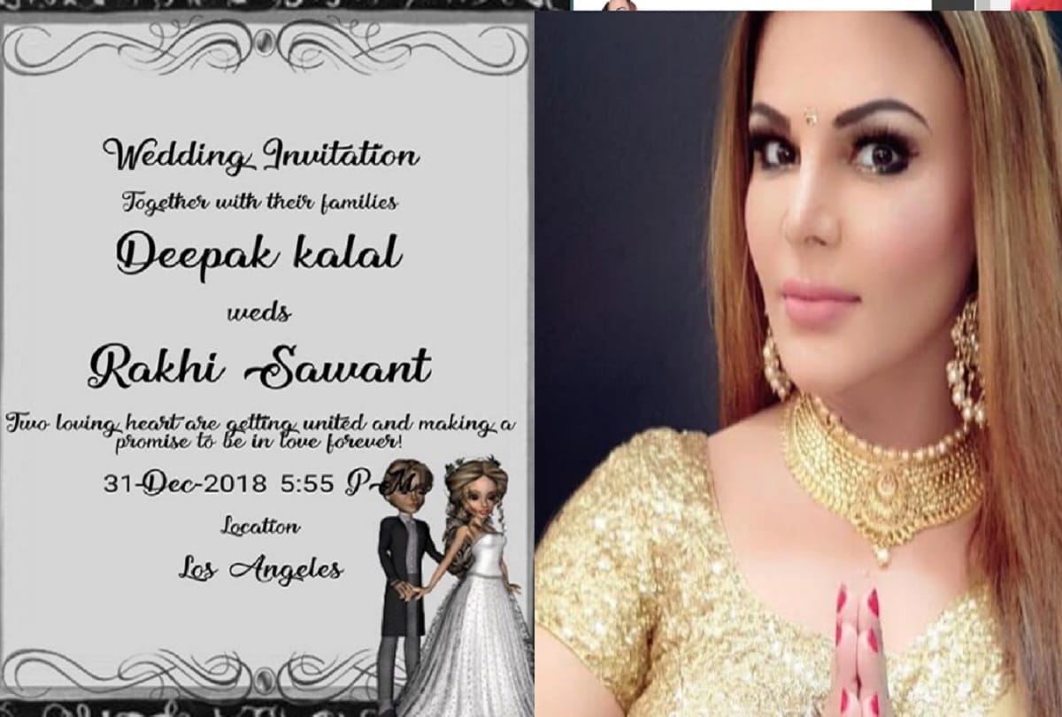 rakhi sawant will marry on 31 december 2018