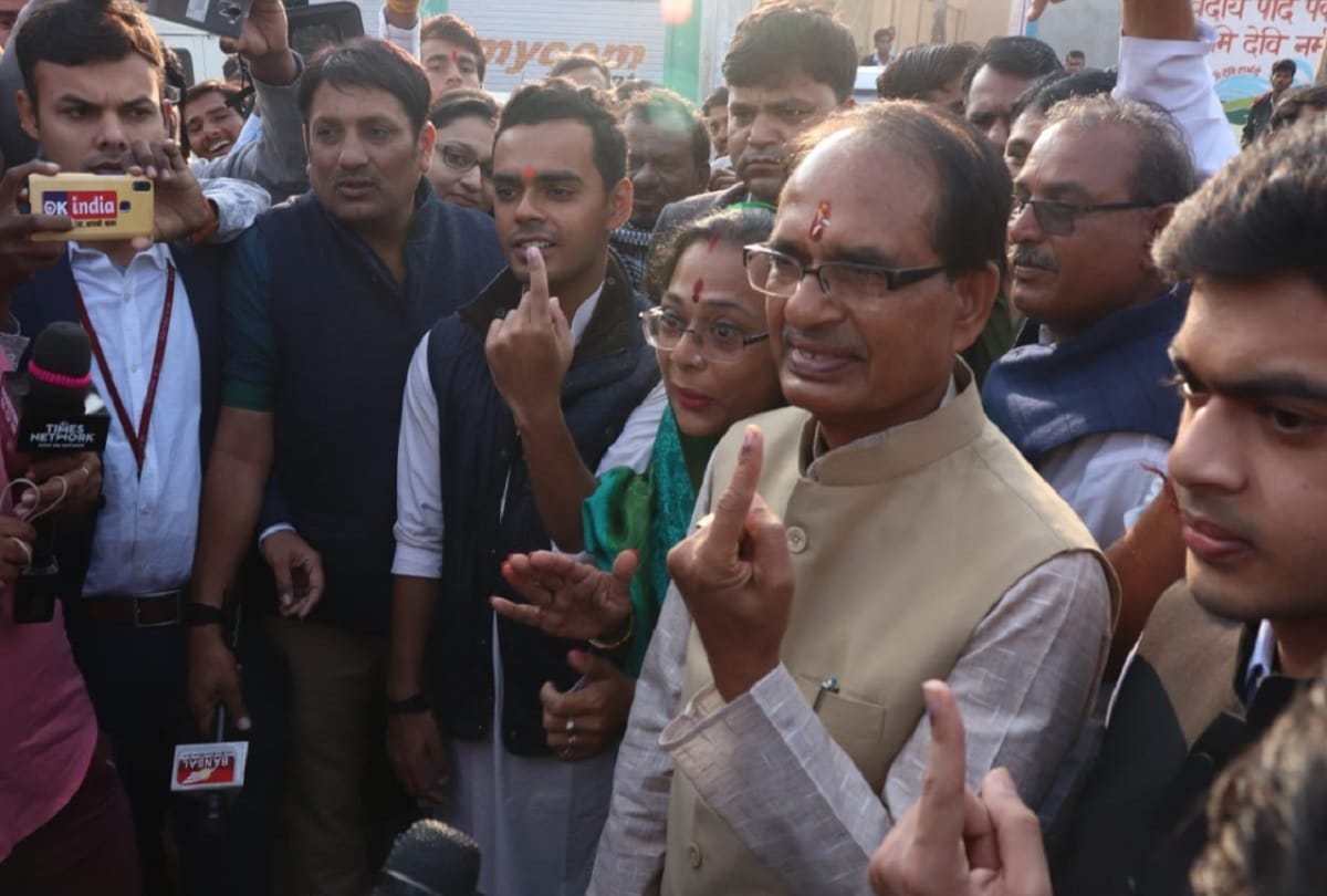 2018 MP Vidhan Sabha Chunav Live Polling Update: Big leaders cast their votes