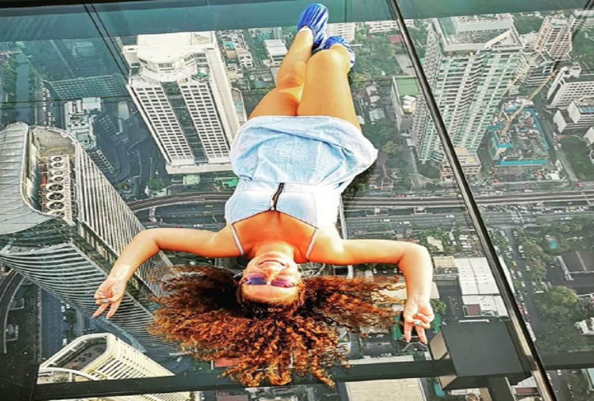 Strange Highest Glass Skywalk Weird Images Amazing King Power Mahanakhon Tower Bangkok