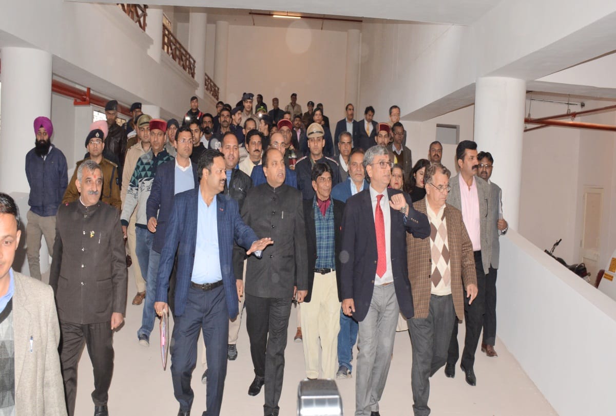 cm Jairam Thakur inaugurated the two projects of 90 million in Shimla