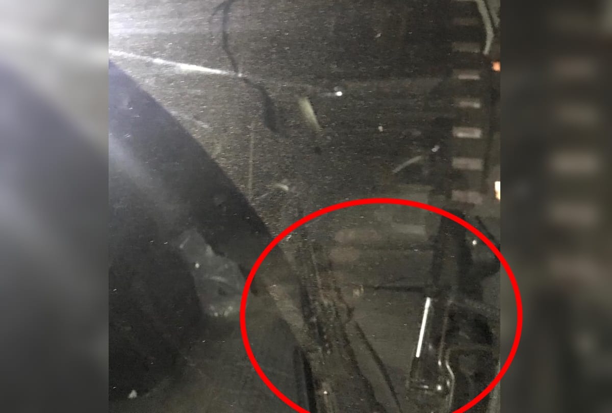 police found one car with arms in golf city noida