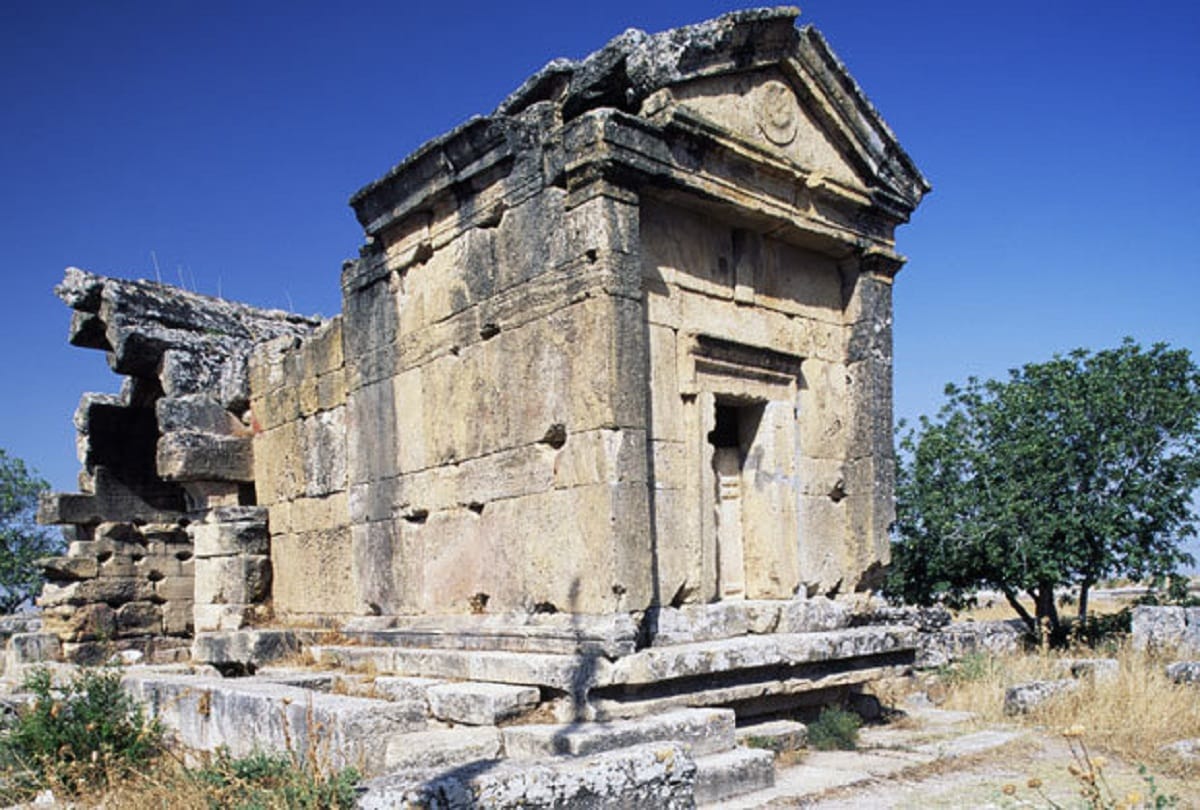 Gate to Hell Pluto's Gate Roman Pamukkale Gate to Underworld Found In Turkey