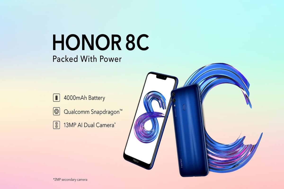 Honor 8C Launched in India with dual AI Camera, Know price and specifications