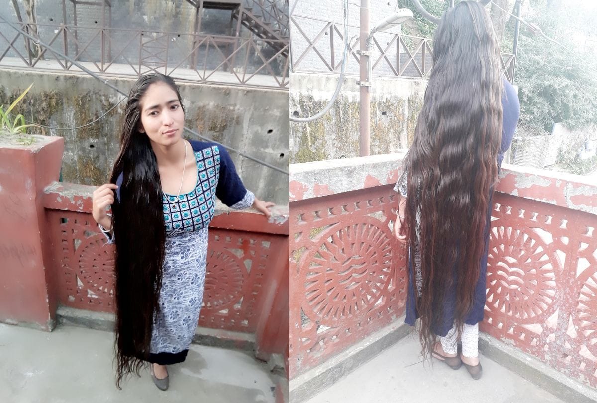 RKMV Shimla student Pooja 5 Feet 1 inch long Hair Story