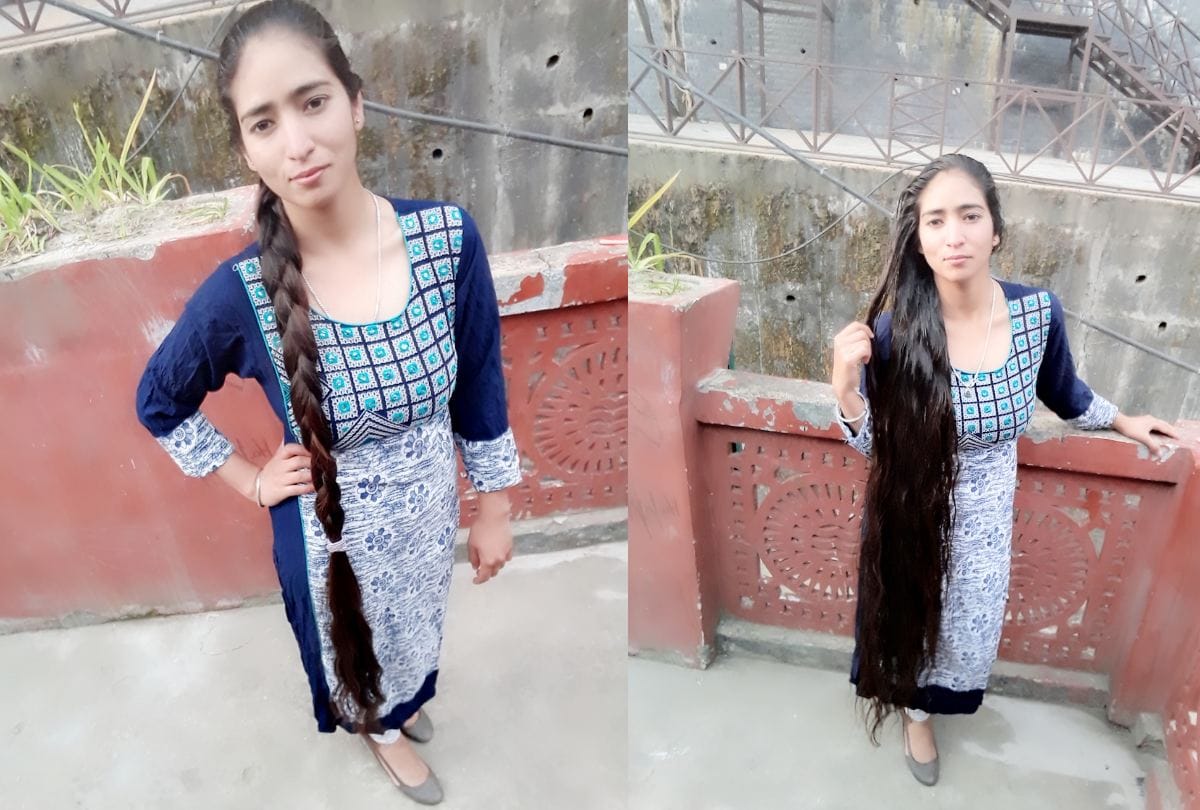 RKMV Shimla student Pooja 5 Feet 1 inch long Hair Story