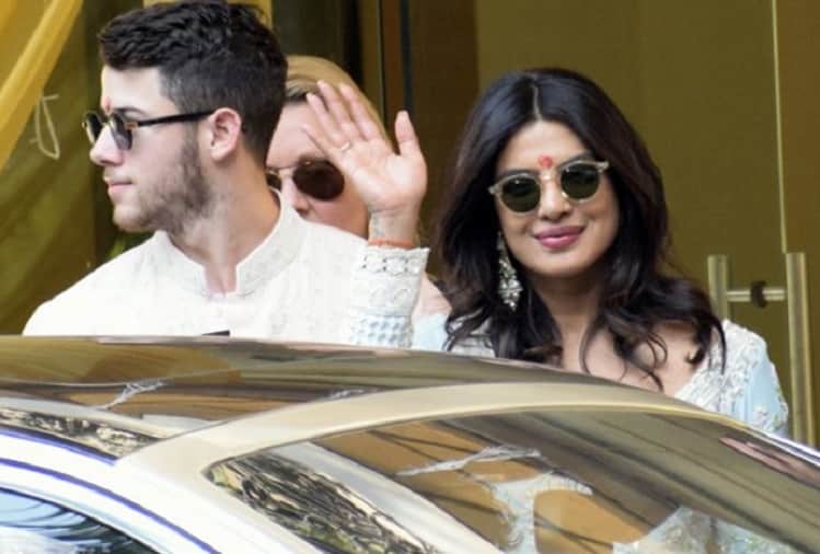 Priyanka Chopra and Nick Jonas spotted at Mumbai airport before leaving for Jodhpur for wedding