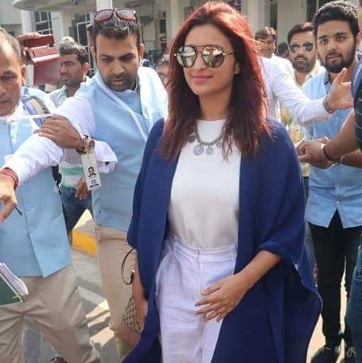 priyanka chopra mother in law arrives at jodhpur airport