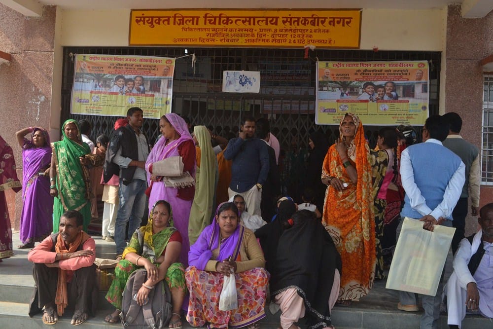 hospital workers stopped work