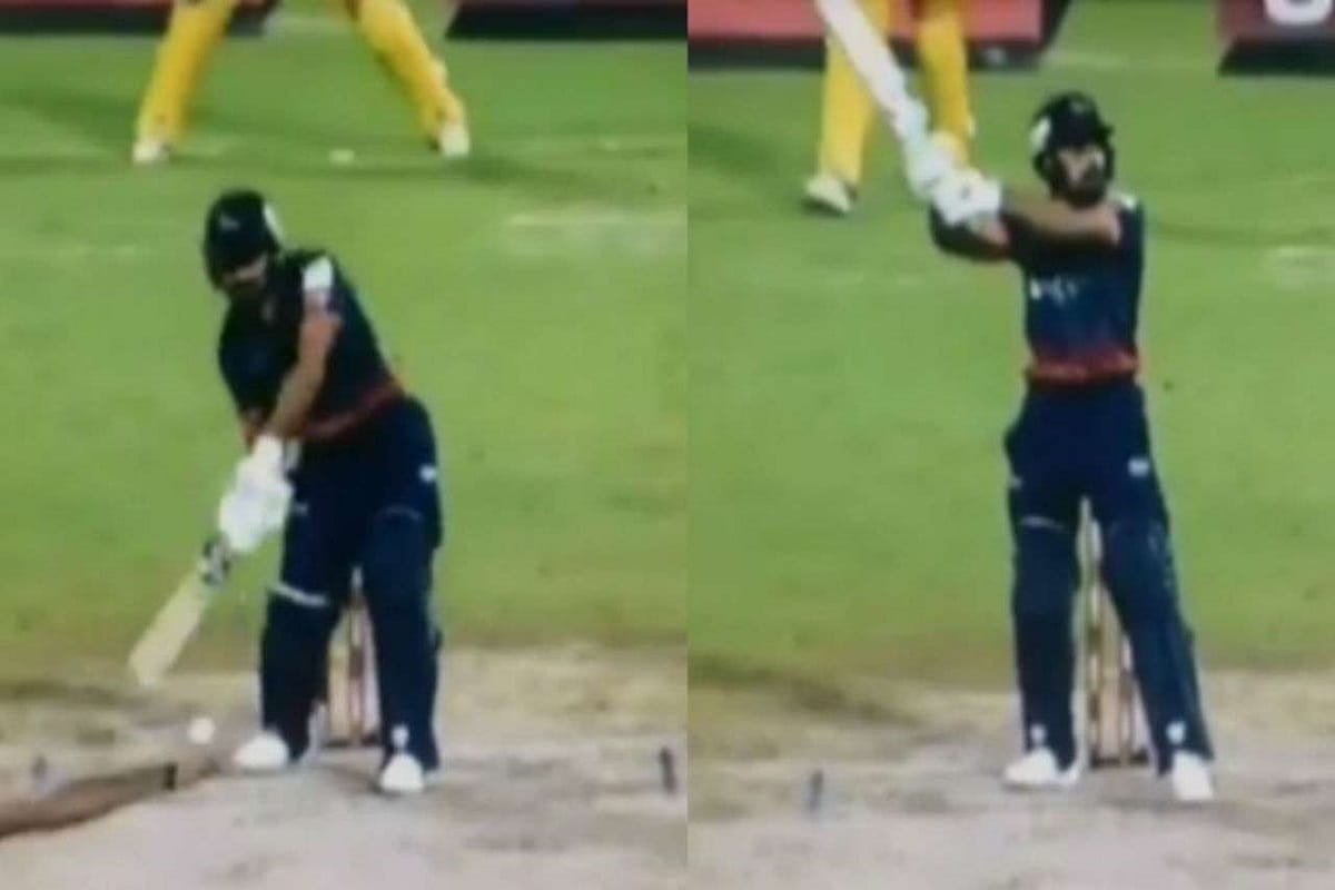 rashid khan smashed helicopter shot as like ms dhoni in t10 league