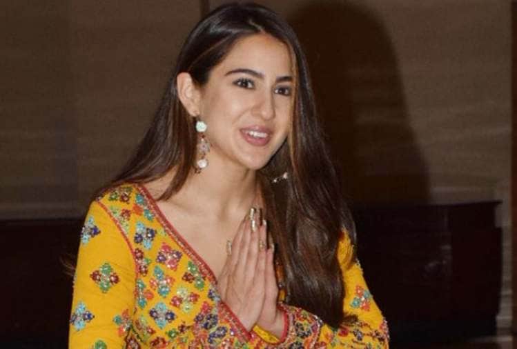 kedarnath dress sara ali khan looks beautiful in yellow dress