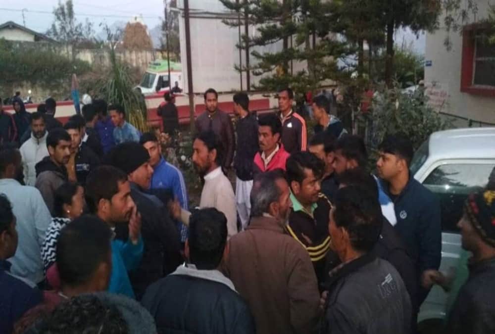 Nursery student crushed under School Bus in pithoragarh Painful photos