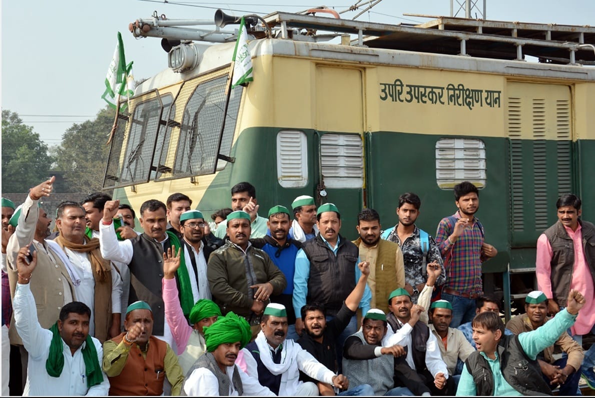 Farmers stopped the diesel engine