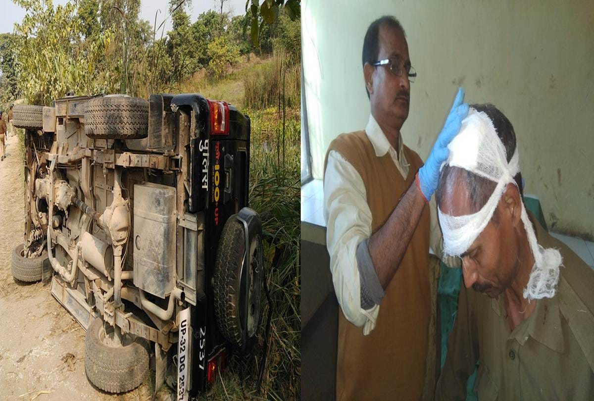 furious people hostage police team in Kushinagar, five police personnel including injured