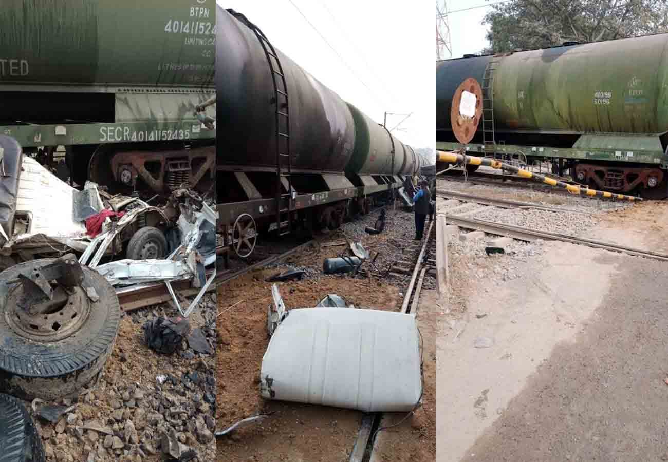 Train accident near Unnao Kanpur Lucknow railway track interrupted