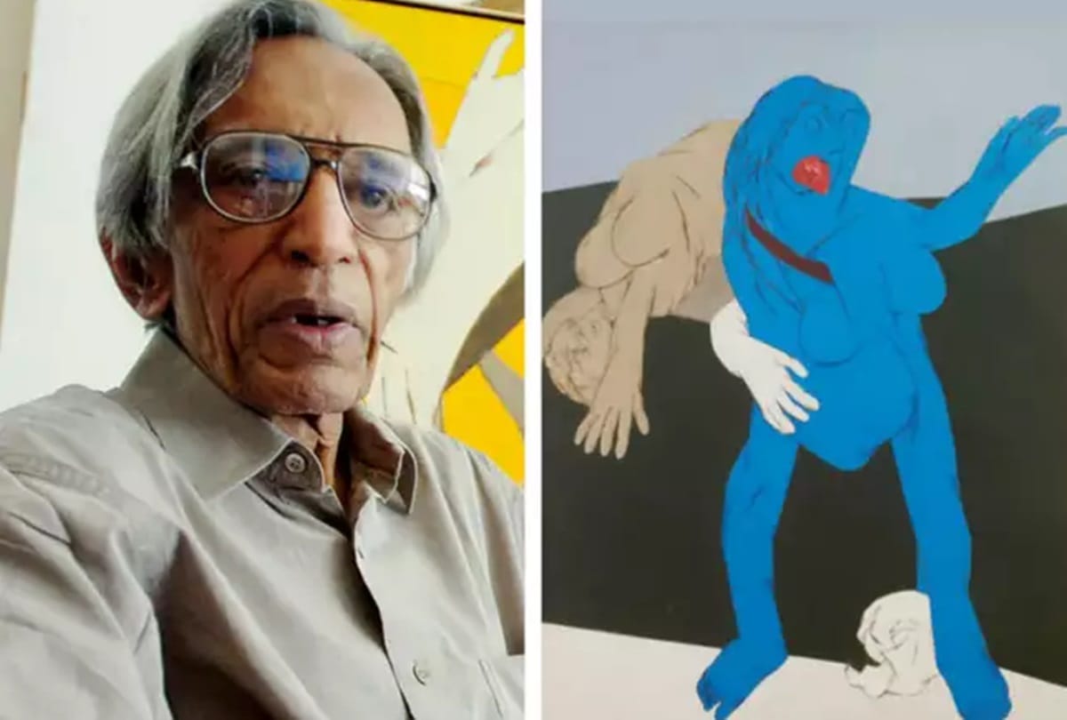 Tyeb Mehta Painting Durga Mahisasura Mardini Fetches Rs 20 Cr