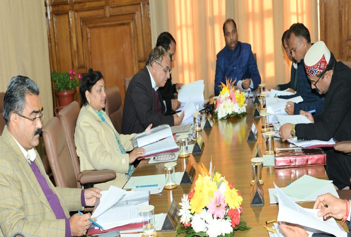 himachal cabinet meeting will held today in shimla
