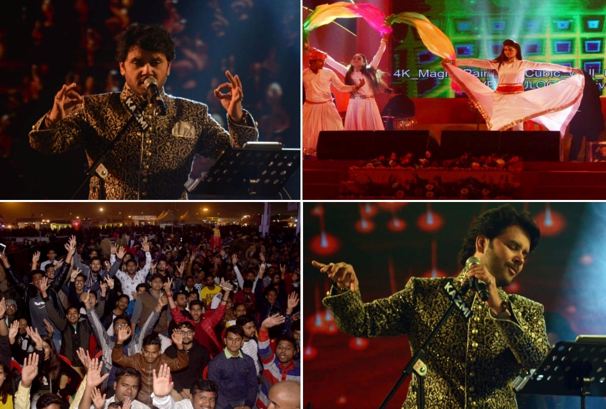 singer javed ali reached in lucknow mahotsav
