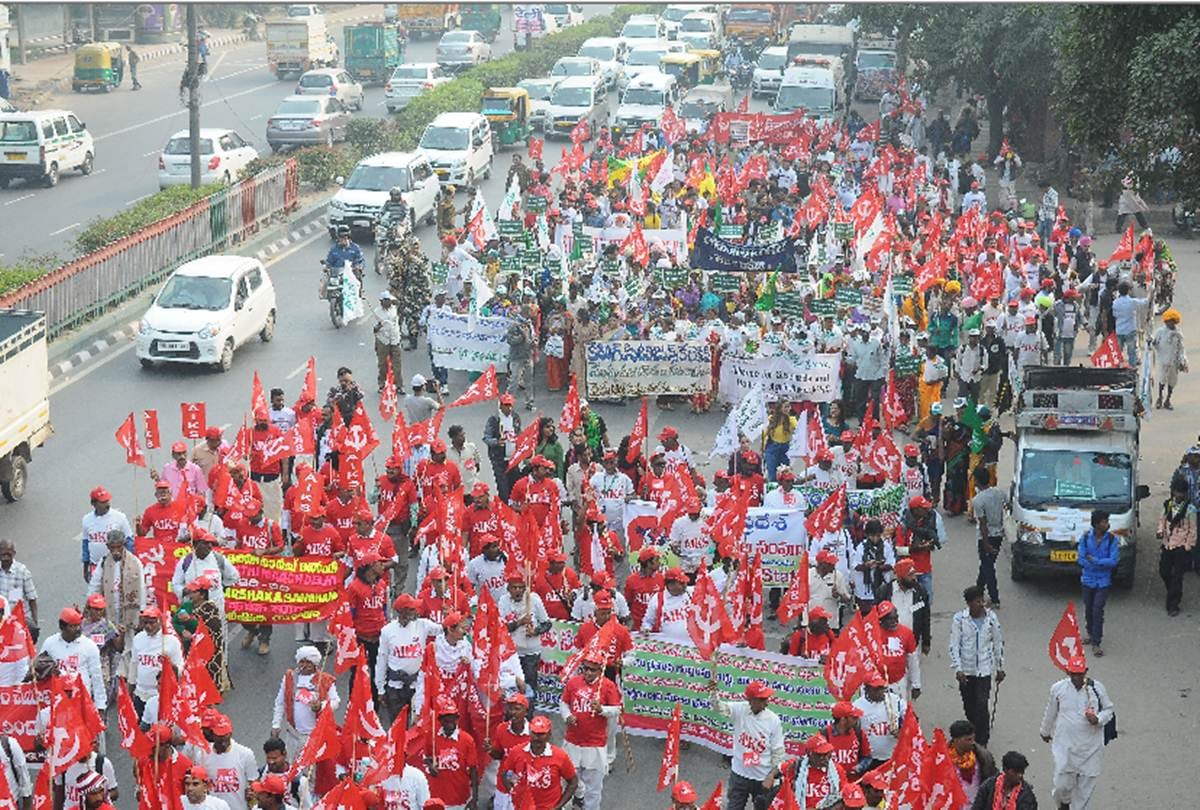 kisan march in delhi today sansad gherao traffic will be disturbed in these areas beware