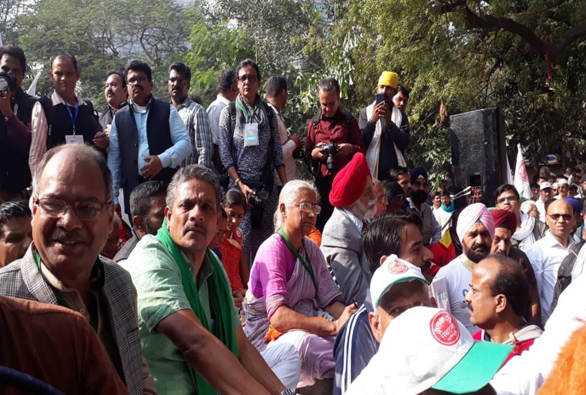 kisan rally delhi live see farmers agitation in pictures