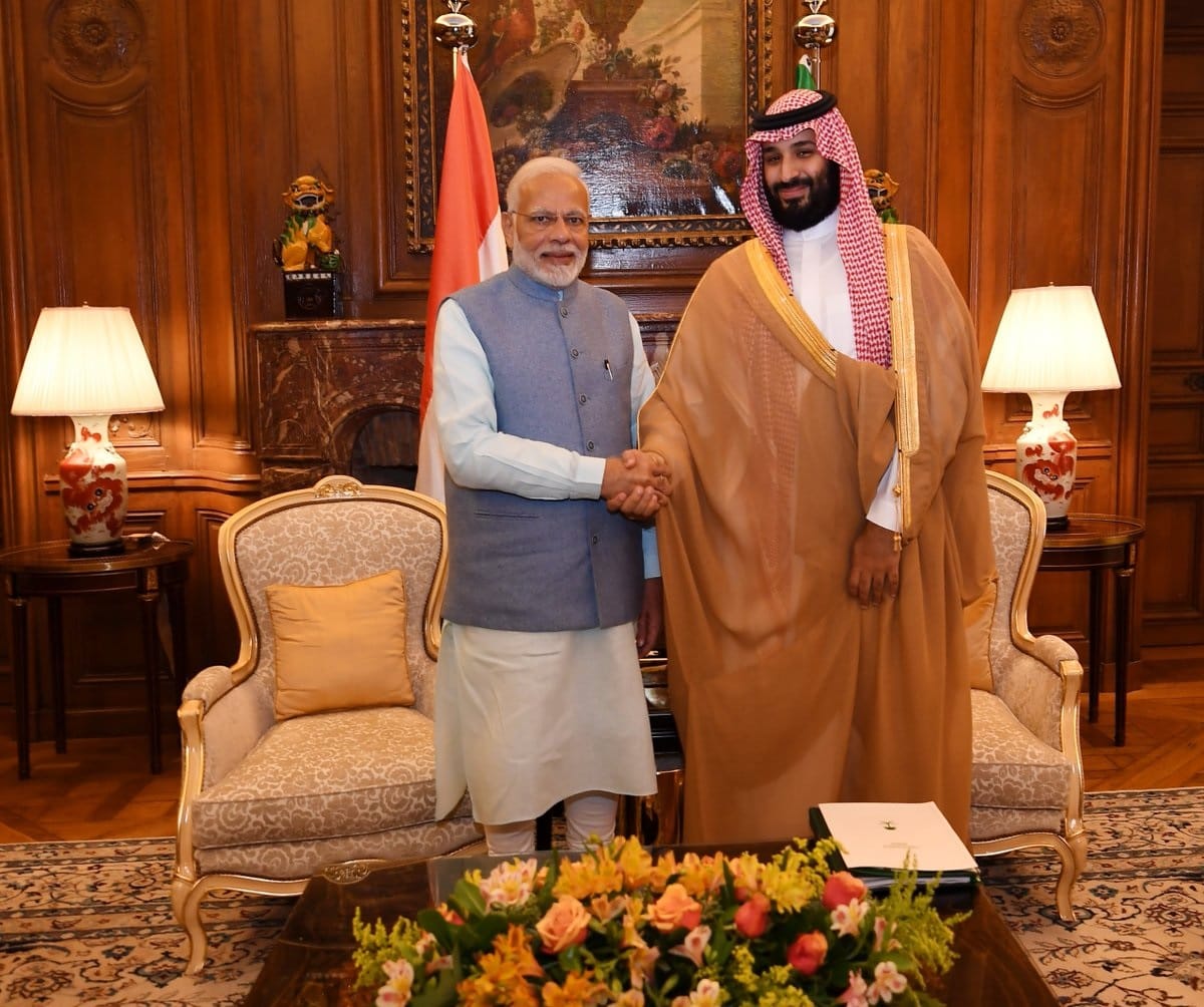 G20 summit Prime Minister Modi meets Crown Prince Mohammad bin Salman of Saudi Arabia