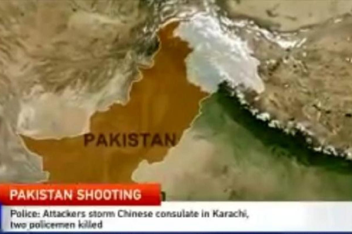 China shows its displeasure with pakistan by showing a map which depicts POK as part of India