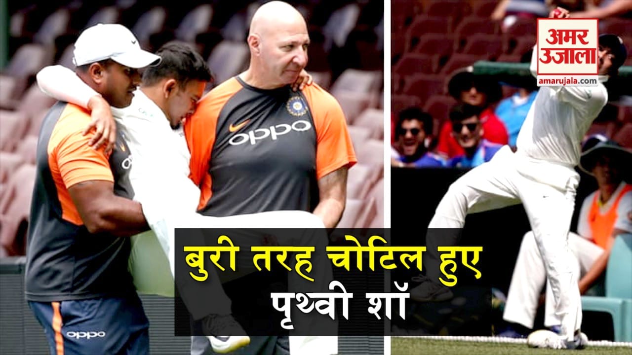 prithvi shaw injury