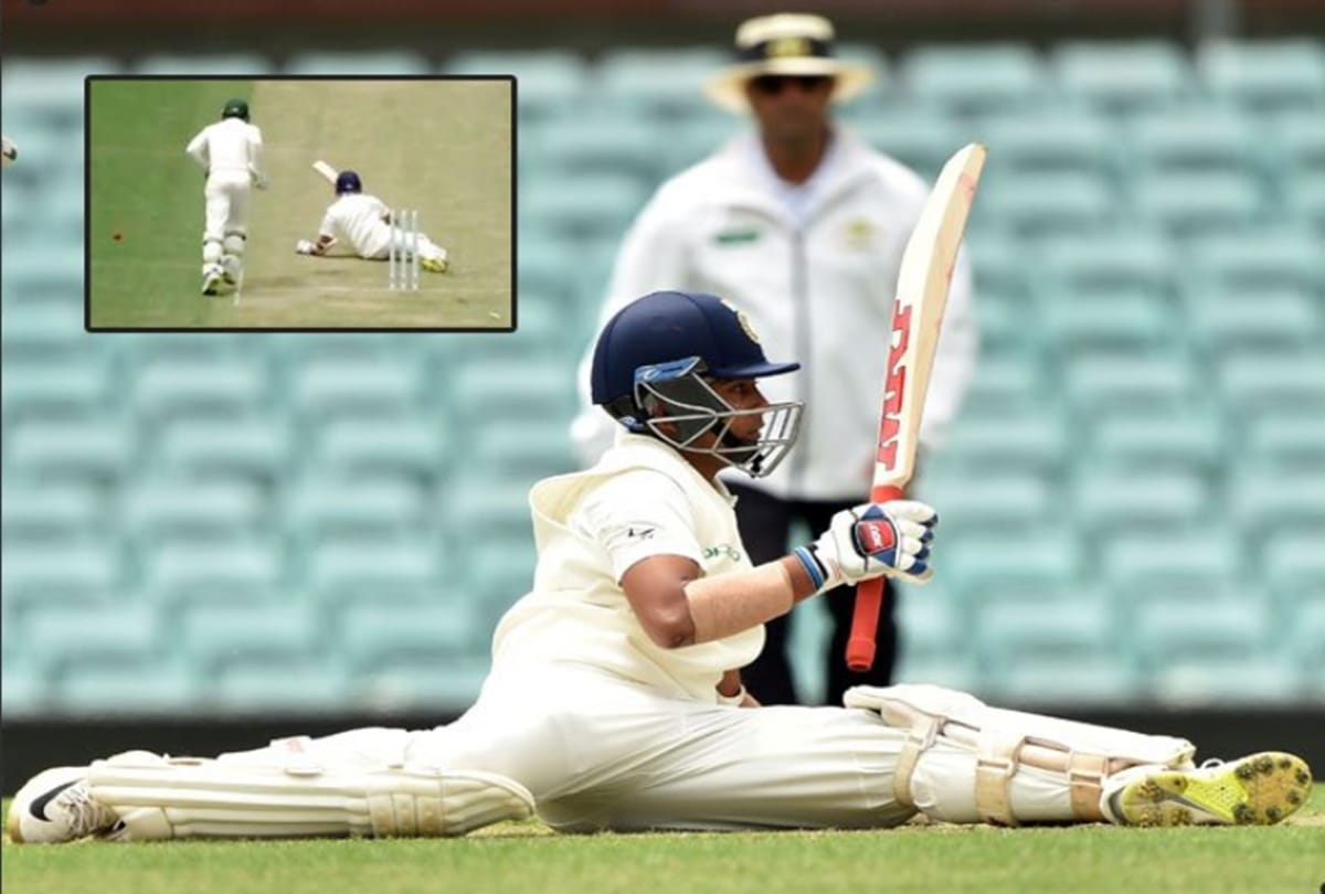 daniel fallins delivery to prithvi shaw as like shane warne
