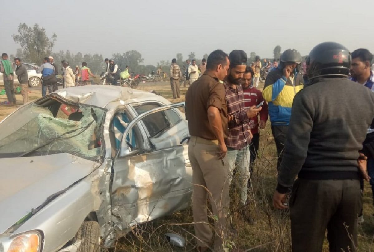 Muzaffarnagar, two family members of six killed in car accident in uttar pradesh