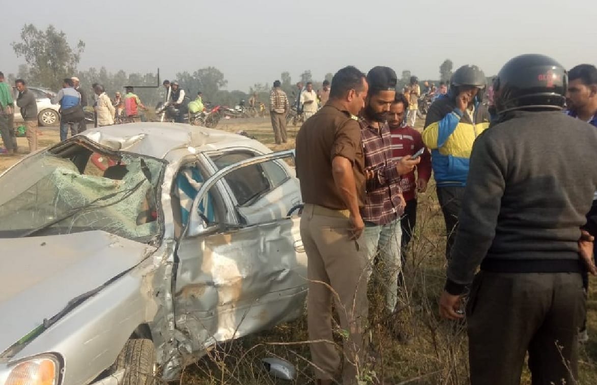 The whole family ended in the accident on the highway