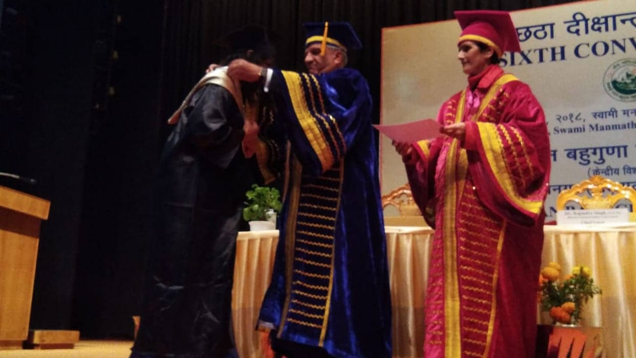 garhwal university as central university first convocation