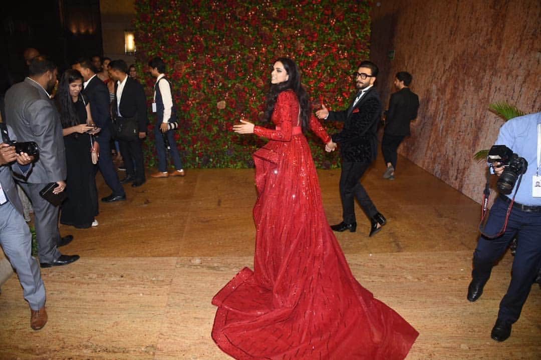 deepika ranveer mumbai reception tonight pictures