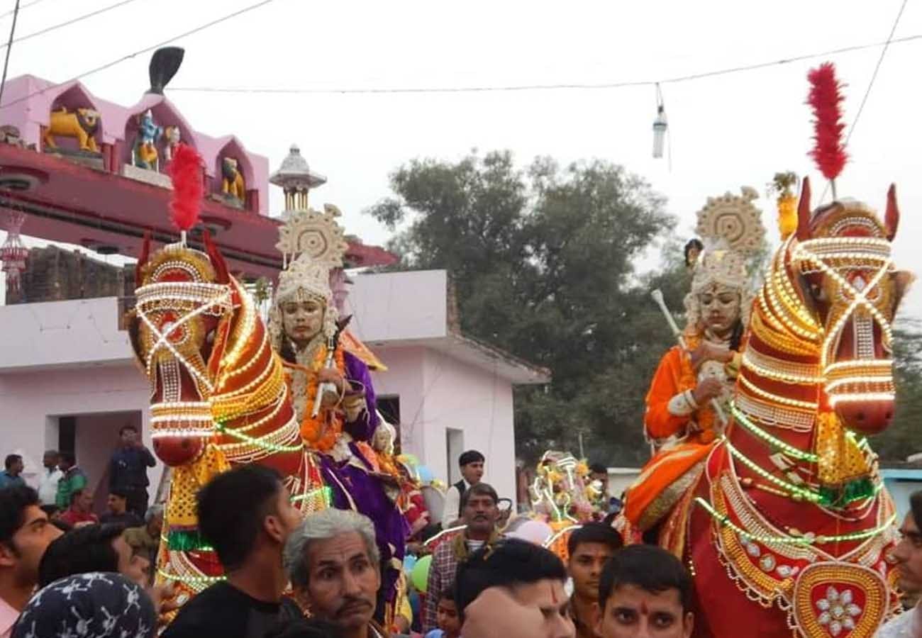 Kanhaiya Shobha Yatra in kanpur ghatampur