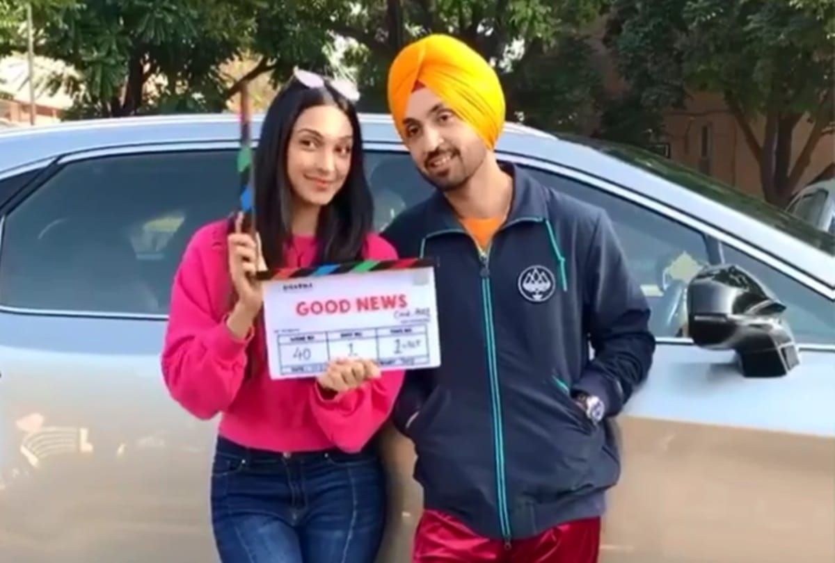 Diljit Dosanjh and Kiara Advani Start Shooting For Good News without kareena and akshay