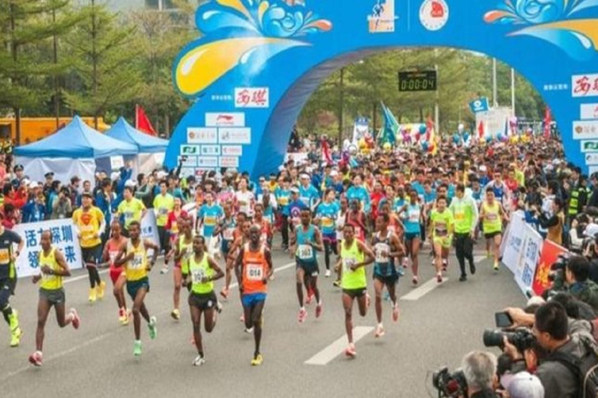 marathon runners cheating caught in the half marathon