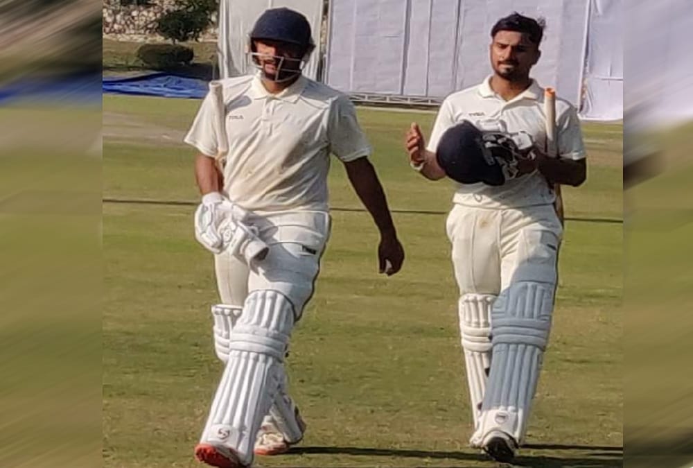Col ck nayudu trophy 2018 Cricketer Ajit Done Double century