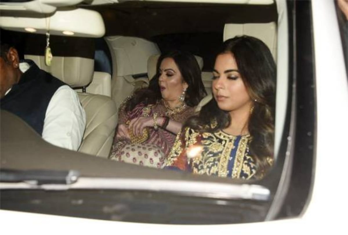 mukesh ambani reached priyanka chopra and nick jonas sangeet ceremony