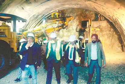 Tunnel on Kalka Shimla Fourlane project