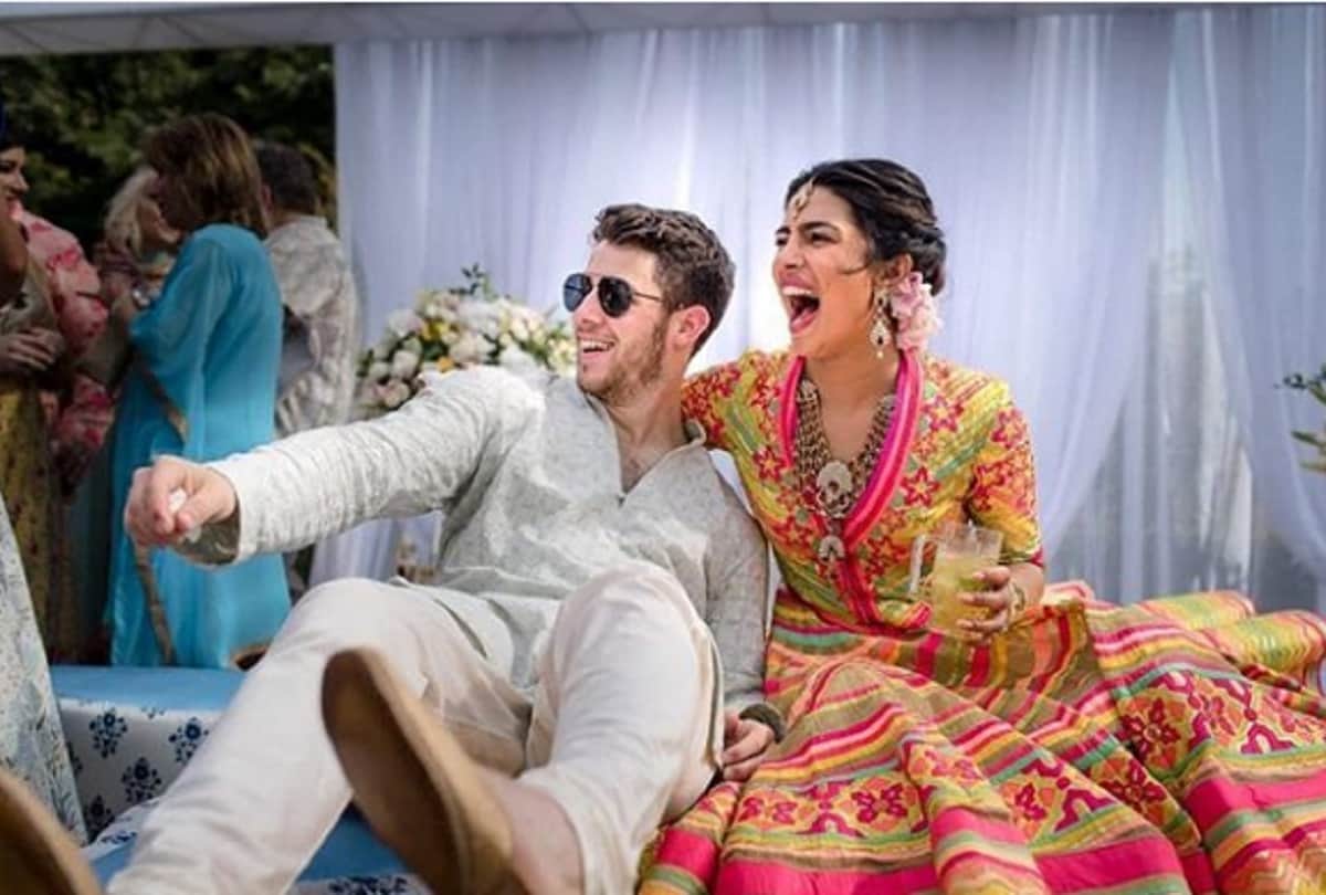 Pictures of Priyanka Mehndi and Fireworks after Christian marriage